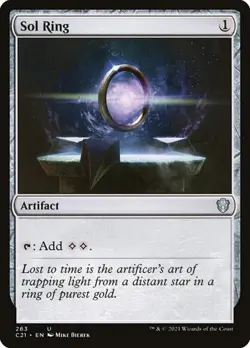 Sol Ring Commander 2021 LP MTG - Image 1