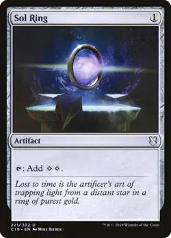 Sol Ring Commander 2019 LP MTG - Image 1