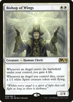 Bishop of Wings Core Set 2020 LP MTG - Image 1
