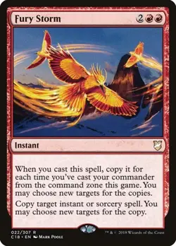 Fury Storm Commander 2018 LP MTG - Image 1