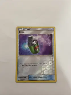 Trainer Repel 130/149 Sun & Moon: Base Set - Reverse Holo Pokemon FREE SHIPPING - Image 1
