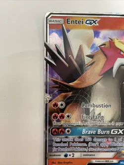 POKEMON ENTEI GX 10a/73 ULTRA RARE SHINING LEGENDS ALTERNATE ART FREE SHIPPING - Image 2