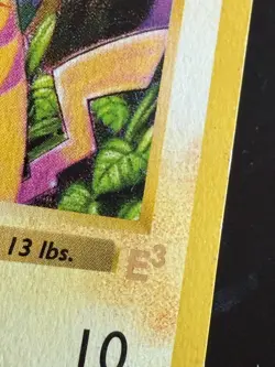 1999 Pokemon Base Set UNLIMITED -- E3 STAMP-RED CHEEKS #58 PIKACHU L/MP - Image 2