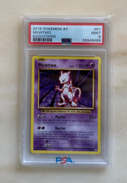PSA 9 - 2016 Pokemon XY - Mewtwo - Evolutions #51 - Image 1
