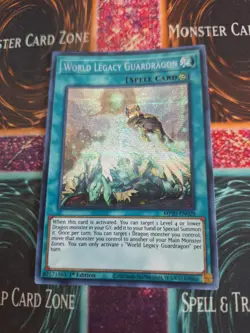 Yugioh World Legacy Guardragon MP20-EN029 Prismatic Secret Rare 1st Edition NM - Image 1