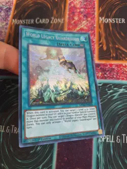 Yugioh World Legacy Guardragon MP20-EN029 Prismatic Secret Rare 1st Edition NM - Image 2