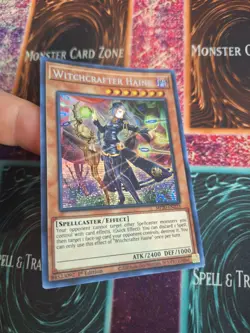 Yugioh Witchcrafter Haine MP20-EN223 Prismatic Secret Rare 1st Edition Near Mint - Image 2