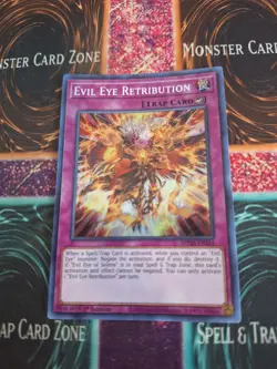 Yugioh Evil Eye Retribution MP20-EN244 Super Rare 1st Edition Near Mint - Image 1