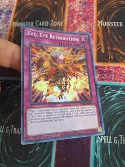 Yugioh Evil Eye Retribution MP20-EN244 Super Rare 1st Edition Near Mint - Image 2