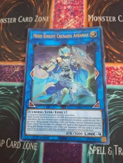 Yugioh Mekk-Knight Crusadia Avramax MP20-EN071 Ultra Rare 1st Edition Near Mint - Image 1