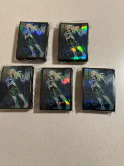 Lot Of 5 Yugioh Magnificent Mavens Sky Striker Sleeves (70PCS /bag 350 sleeves) - Image 1