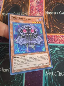 Yugioh Edge Imp Chain FUEN-EN019 Super Rare 1st Edition Near Mint - Image 2