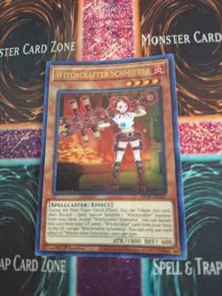 Yugioh Witchcrafter Schmietta MP20-EN221 Ultra Rare 1st Edition Near Mint - Image 1