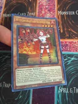 Yugioh Witchcrafter Schmietta MP20-EN221 Ultra Rare 1st Edition Near Mint - Image 2