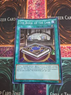 Yugioh The Book of the Law FUEN-EN036 Secret Rare 1st Edition Near Mint - Image 1