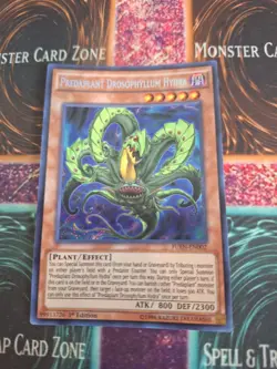 Yugioh Predaplant Drosophyllum Hydra FUEN-EN002 Secret Rare 1st Edition NM - Image 1