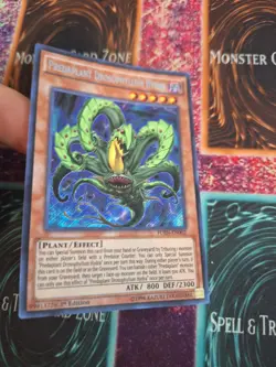 Yugioh Predaplant Drosophyllum Hydra FUEN-EN002 Secret Rare 1st Edition NM - Image 2