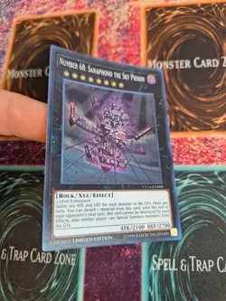 Yugioh Number 68: Sanaphond the Sky Prison CT14-EN008 Super Limited Near Mint - Image 2