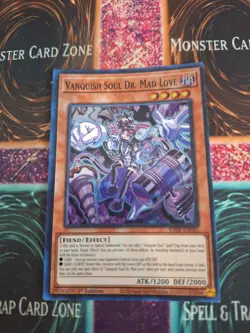 Yugioh Vanquish Soul Dr. Mad Love RA04-EN045 Super Rare 1st Edition Near Mint - Image 1