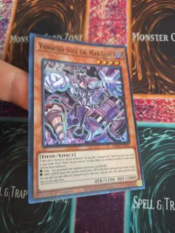 Yugioh Vanquish Soul Dr. Mad Love RA04-EN045 Super Rare 1st Edition Near Mint - Image 2
