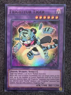 Yugioh Frightfur Tiger CORE-ENSE2 Super Rare Limited Edition NM - Image 1