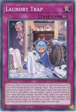 Yugioh! Laundry Trap - BODE-EN080 - Common - 1st Edition Near Mint, English - Image 4