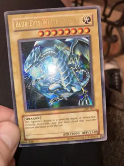 🔥 YUGIOH • BLUE-EYES WHITE DRAGON • JMP-001 • ULTRA RARE • UNLIMITED • LP 🔥 - Image 3