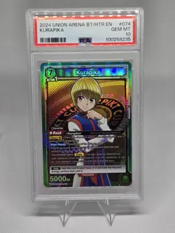 Kurapika #074 PSA 10 GEM MINT Union Arena 2024 Hunter x Hunter EN Card - Image 1