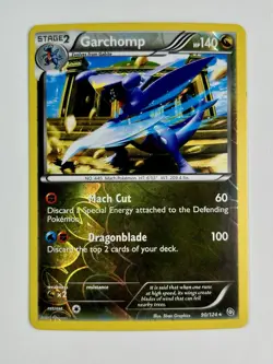 Garchomp 90/124 Reverse Holo Dragons Exalted Pokemon Card * Light Play - Image 1