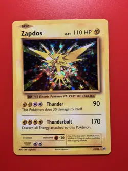 Zapdos - XY Evolutions Set - 42/108 - Holographic Pokemon Card - Image 1