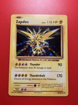 Zapdos - XY Evolutions Set - 42/108 - Holographic Pokemon Card - Image 4