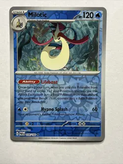 Milotic Reverse Holo Rare 036/182 Paradox Rift - NM Pokemon Card - Image 1