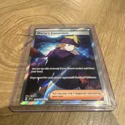 Pokemon TCG Temporal Forces Mortys Conviction Ultra Rare Holo Card 201/162 - Image 1