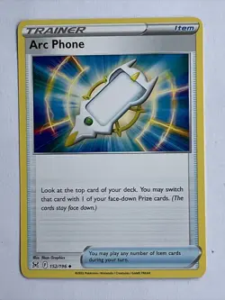 Arc Phone 152/196 Non Holo Lost Origin Trainer Item Pokemon Card NM - Image 1