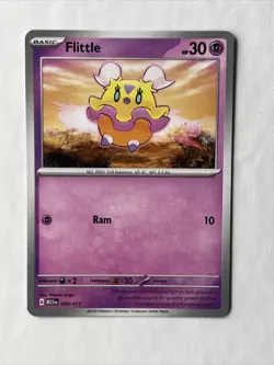 009/015 Flittle Match Battle McDonald's 2023 Pokemon TCG Card M23 - Image 1