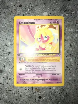 Pokemon TCG Cards 1st Edition Smoochum 54/64 Neo Revelation NM - Image 3