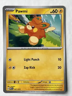 Pawmi 007/015 M23en Pokemon TCG Promo Card McDonalds 2023 - Image 1