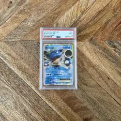 PSA 9 Pokemon TCG Blastoise EX XY Evolutions Holo Rare Card 21/108 MINT - Image 1