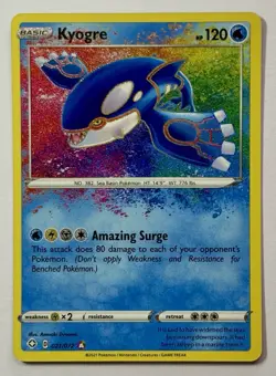 Kyogre 021/072 (NM) Amazing Rare Sword & Shield: Shining Fates 2021 Pokemon Card - Image 1