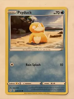 Pokemon Evolving Skies Psyduck Common Card 024/203 NM - Image 1