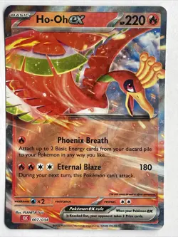 Pokemon Ho-Oh ex 007/034 CLC Classic Card Collection Holo Promo NM - Image 1