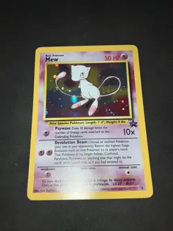 Mew 2000 Black Star Promos 9 Holo Pokemon Card - Image 5