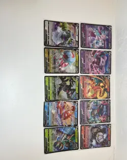 Pokemon Card lot, 10 Vs Including Mewtwo and Charizard - Image 1