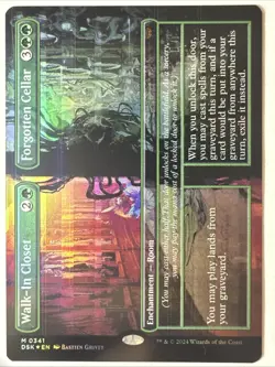 x1 Walk-In Closet Forgotten Cellar | Duskmourn | Foil |Borderless [freshpullsco] - Image 1