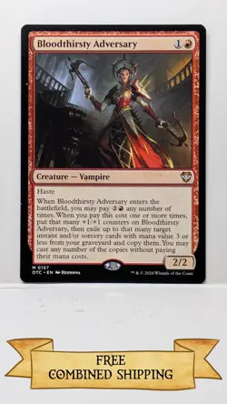 Bloodthirsty Adversary Commander: Outlaws of Thunder Junction Regular - Image 1