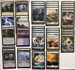 37x Esper Commander Land Lot Set - Nonbasics & Original Zendikar Full Art - MTG - Image 1