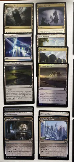 37x Esper Commander Land Lot Set - Nonbasics & Original Zendikar Full Art - MTG - Image 5