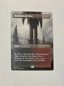 Bloodstained Mire - Borderless - MH3 - Near Mint - MTG - Image 1