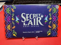 MTG Secret Lair ~ Nuestra Magia ~ EN Rainbow Foil ~ Sealed in Hand! - Image 1