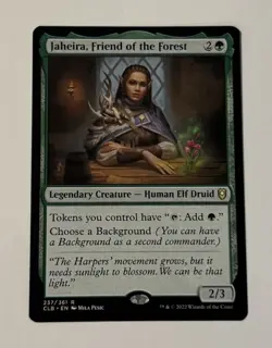 MTG Jaheira, Friend of the Forest Commander Legends: Battle For Baldur’s Gate NM - Image 1
